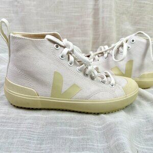 Veja NOVA HT Organic Cotton Canvas White Hi-Top Sneaker Women's US 6 / EU 37